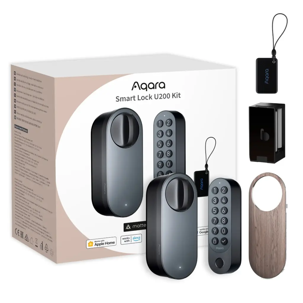 Aqara Smart Lock U200 KIT Black (Matter over Thread)