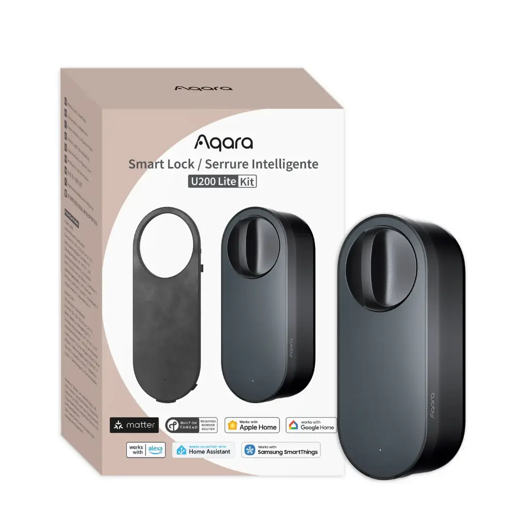 Aqara Smart Lock U200 Lite KIT EU Black (Matter over Thread)