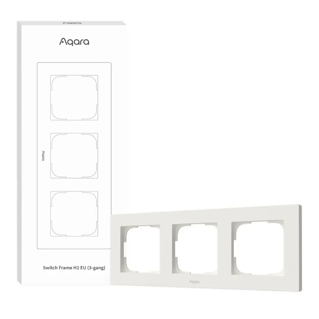 Aqara Switch Frame H2 EU White (3-gang)