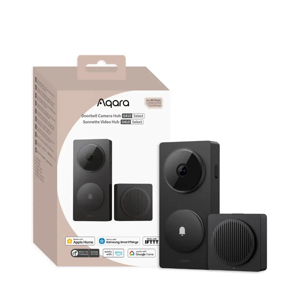 Aqara Doorbell Camera Hub G410 Black (Zigbee, Wi-Fi, Matter over Thread)