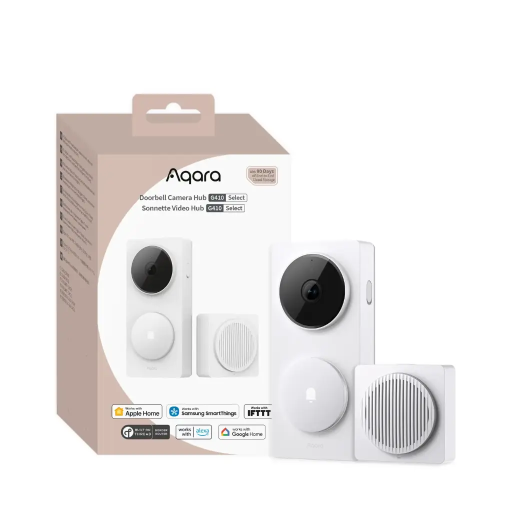 Aqara Doorbell Camera Hub G410 White (Zigbee, Wi-Fi, Matter over Thread)