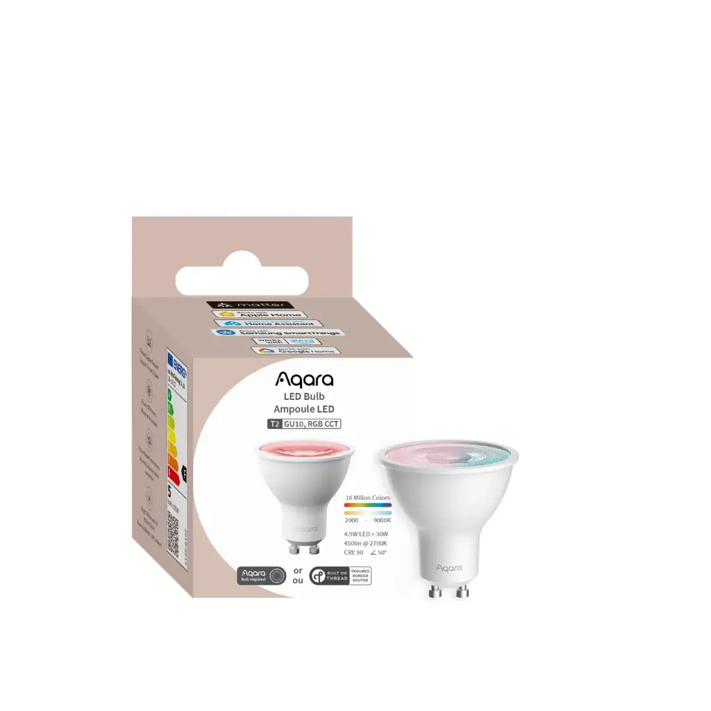 Aqara LED Bulb T2 GU10, RGB CCT (Zigbee, Matter over Thread)