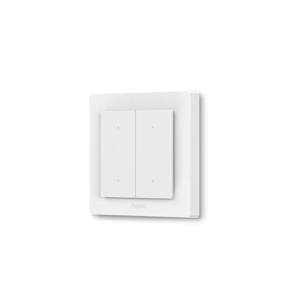 Aqara Light Switch H2 EU 4 Buttons, 2 Channels, Offline (Zigbee, Matter over Thread)