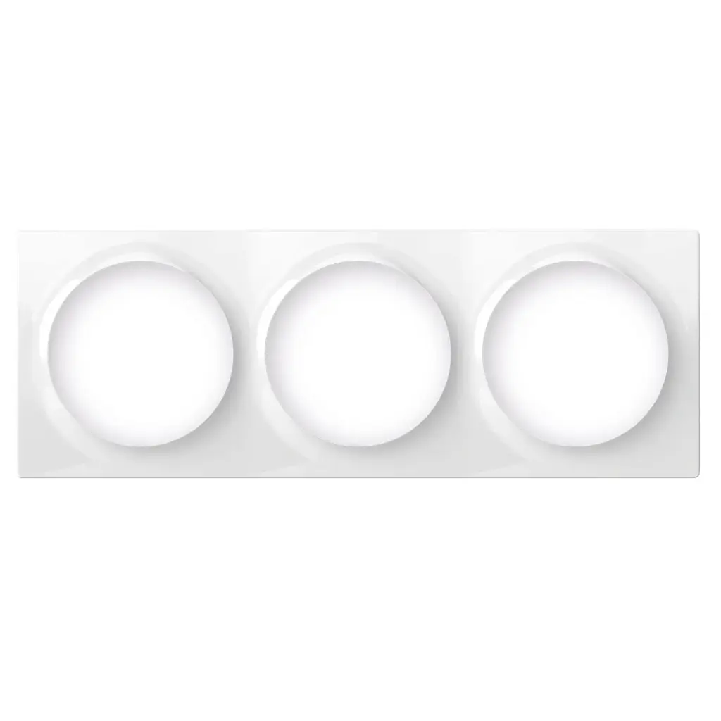 FIBARO Walli Line Triple Cover Plate