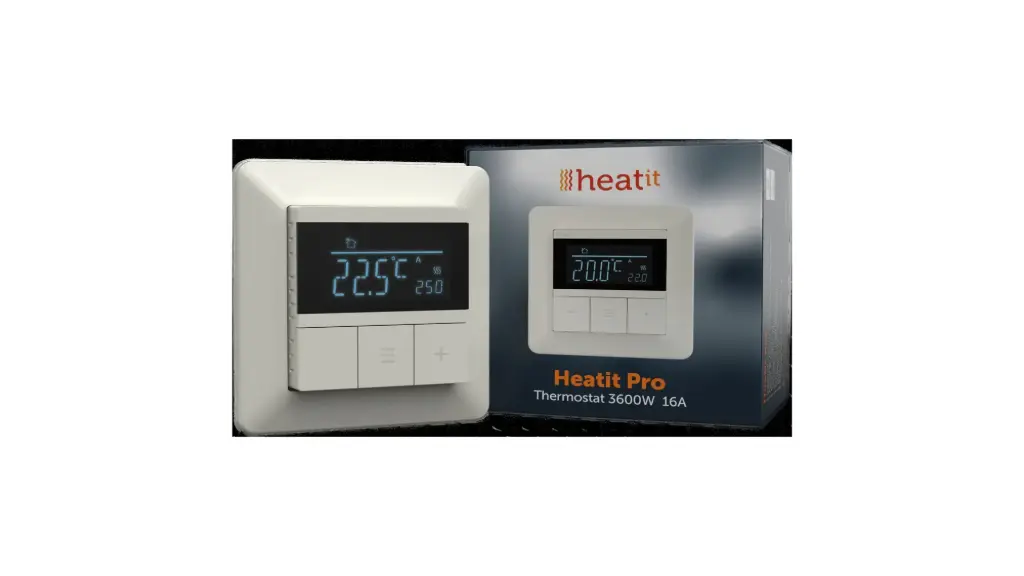 Heatit Pro Thermostat (White RAL 9010)