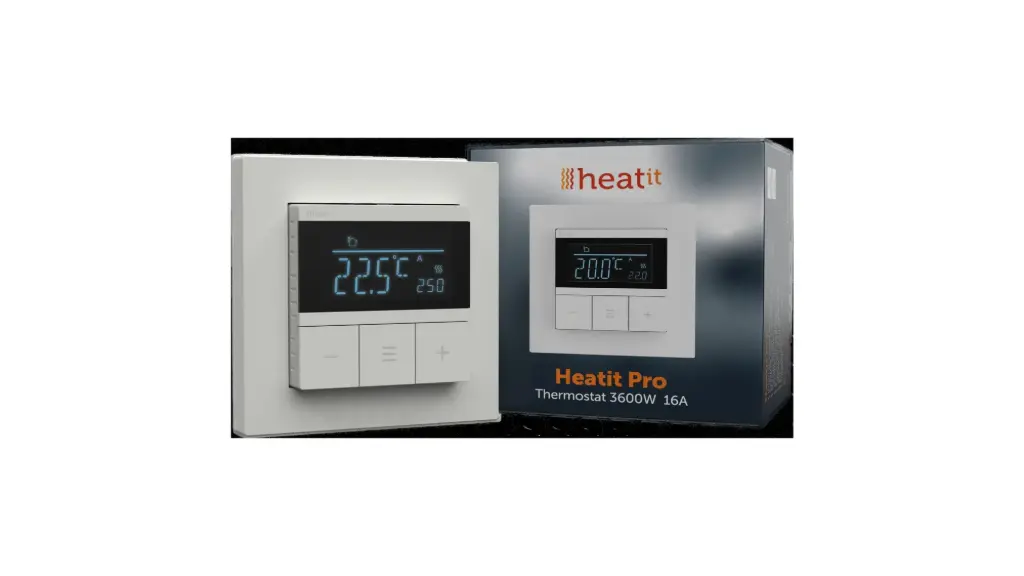Heatit Pro Thermostat (White RAL 9003)