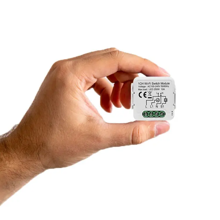 Netplus Smart Relay Switch Module 16A 1-channel with power metering Zigbee