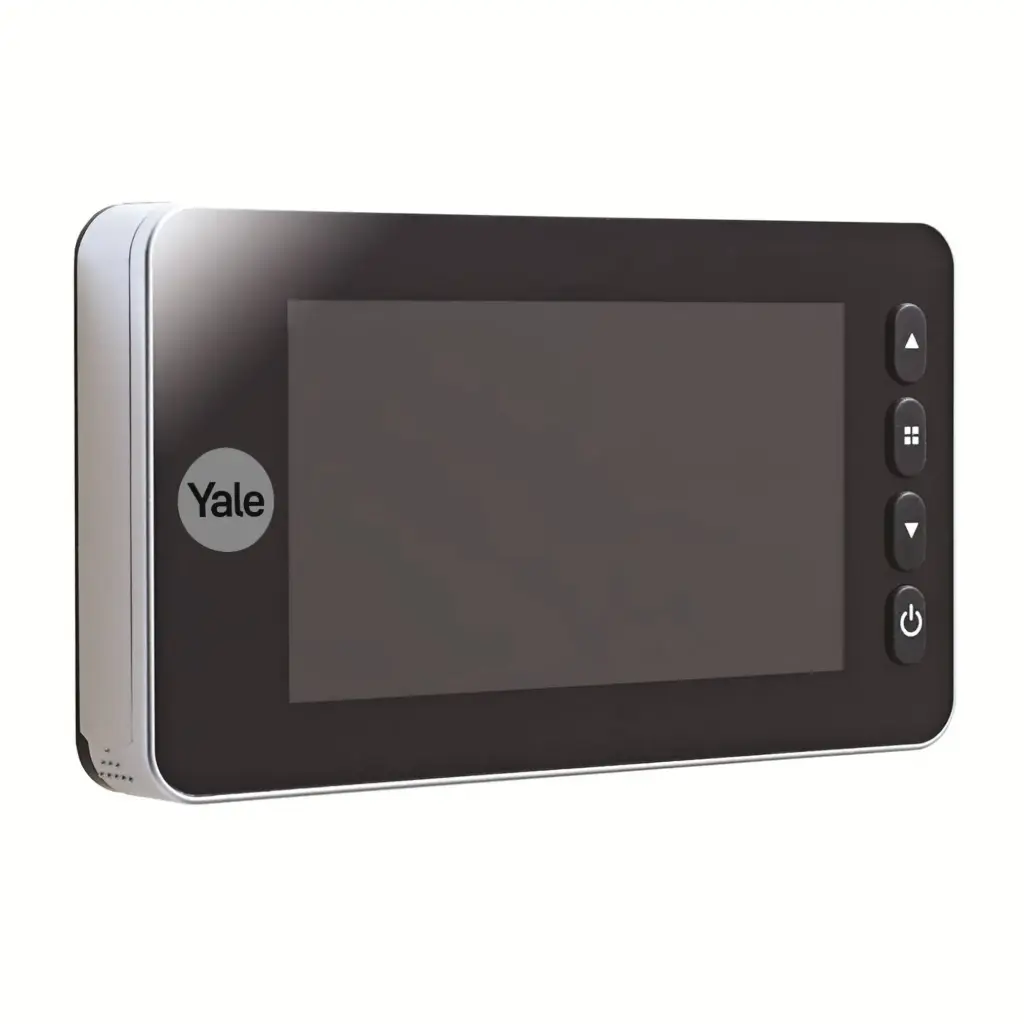 Yale Digital Door Spy DDV 5800, 4.3" Display, Silver, incl. Motion Detection, Doorbell Night Vision