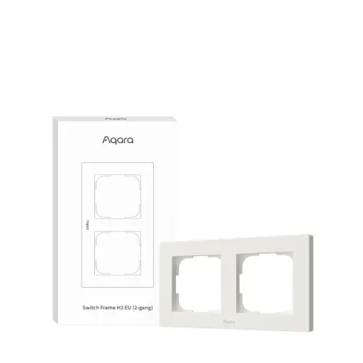 Aqara Switch Frame H2 EU White (2-gang)