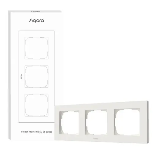 Aqara Switch Frame H2 EU White (3-gang)