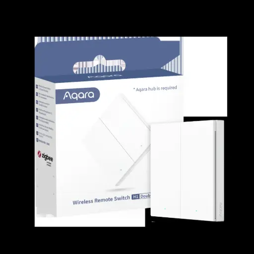 Aqara Wireless Switch H1 White Double Rocker (Zigbee)