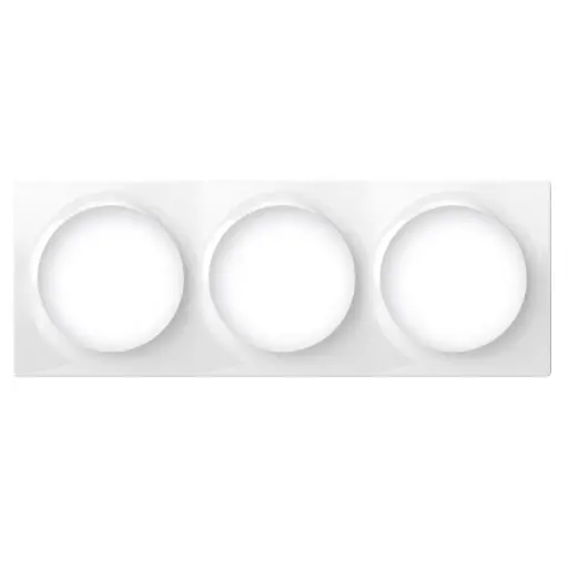 FIBARO Walli Line Triple Cover Plate