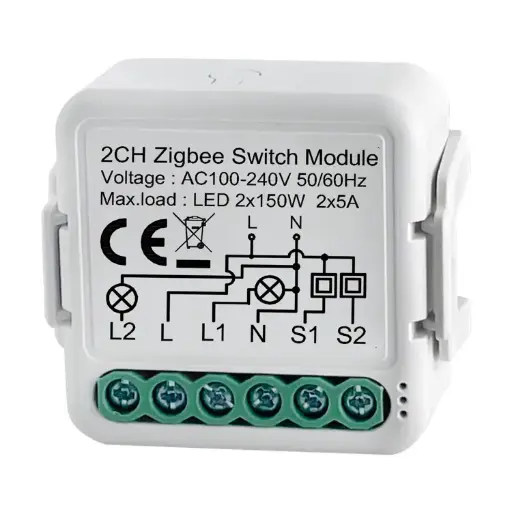 Netplus Smart Relay Switch Module 2-channel Zigbee