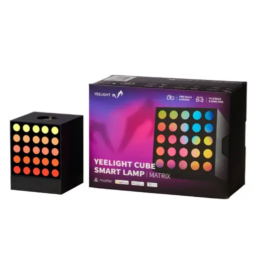 YEELIGHT Light Gaming Cube Matrix and Rooted Base Wi-Fi