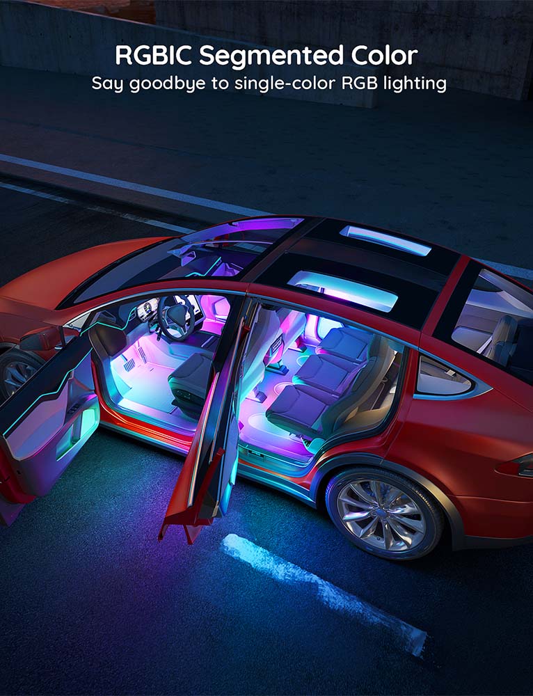 Govee RGBIC Car LED Strip Light - Image 4