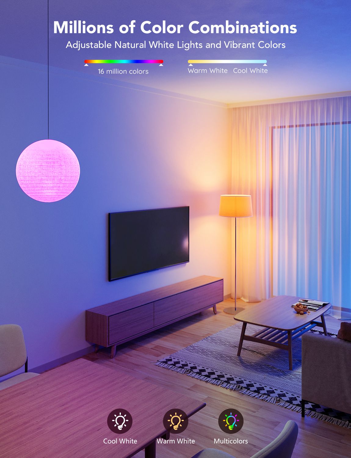 Govee RGBWW Smart LED Bulb E27 (1200lm) - Image 8