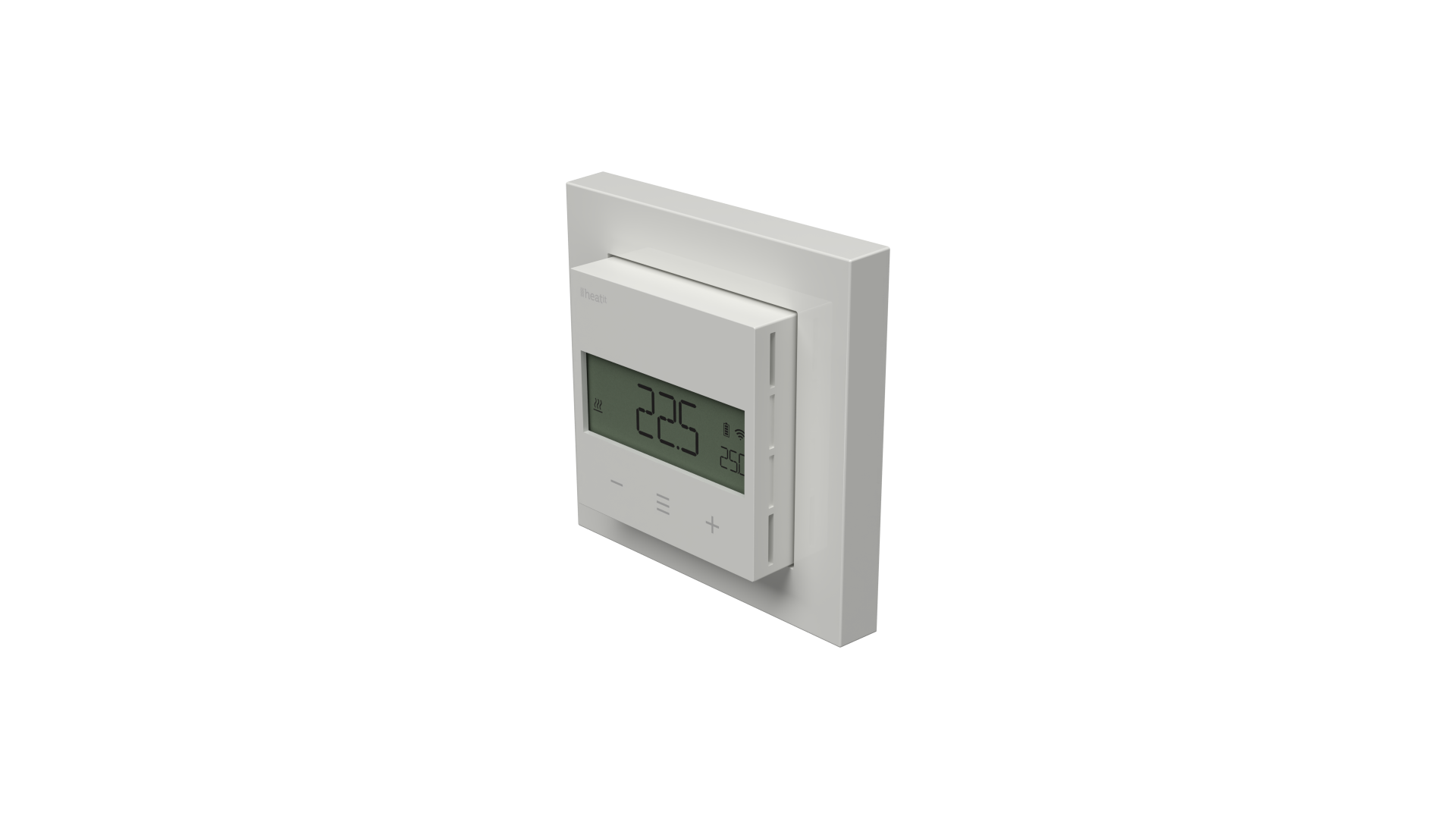 Датчик влажности Heatit Z-Temp3 thermostat battery - белый — изображение 5