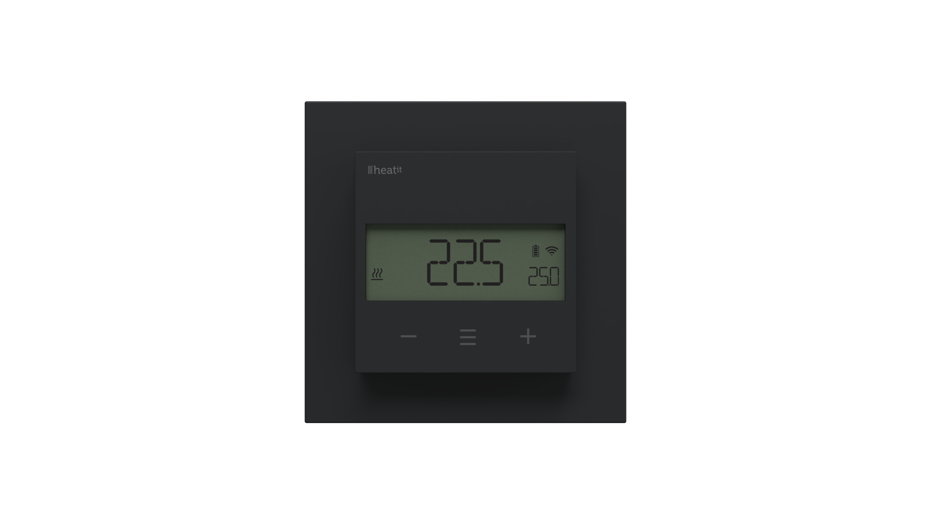 Heatit Z-Temp3 thermostat battery - black matt - Image 5