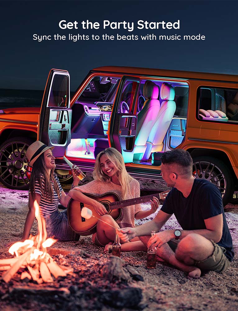 Govee RGBIC Car LED Strip Light - Image 8