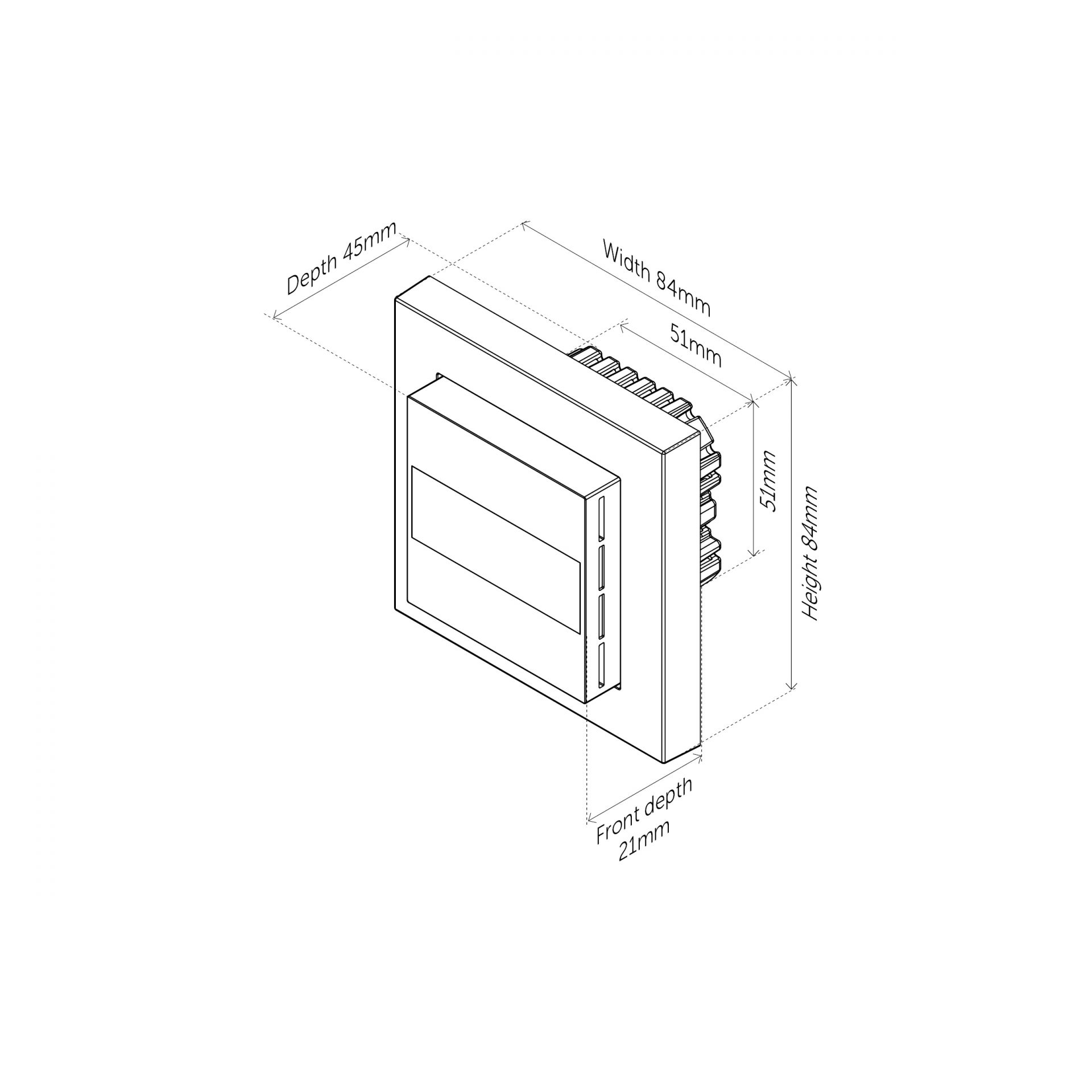 Heatit Z-TRM6 DC thermostat White RAL 9003 - Image 6