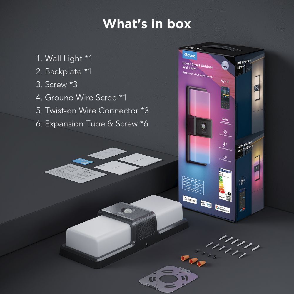 Govee Smart Outdoor Wall Light - Image 7