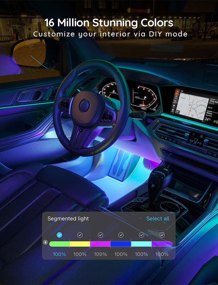 Govee RGBIC Car LED Strip Light - Image 3