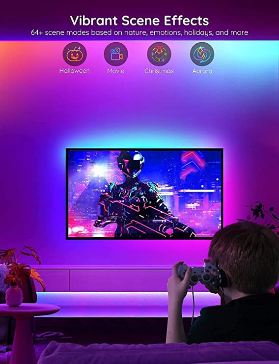 Govee RGBIC LED Strip Light (10m) - Image 2