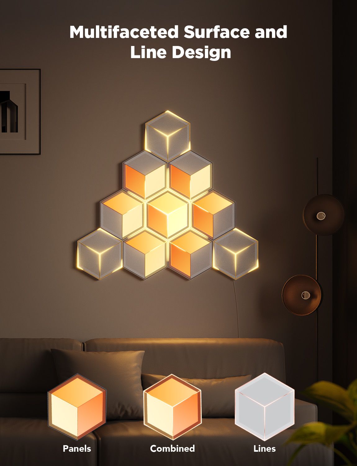 Govee Glide Hexagon Light Panels Ultra (7-pack) - Image 2