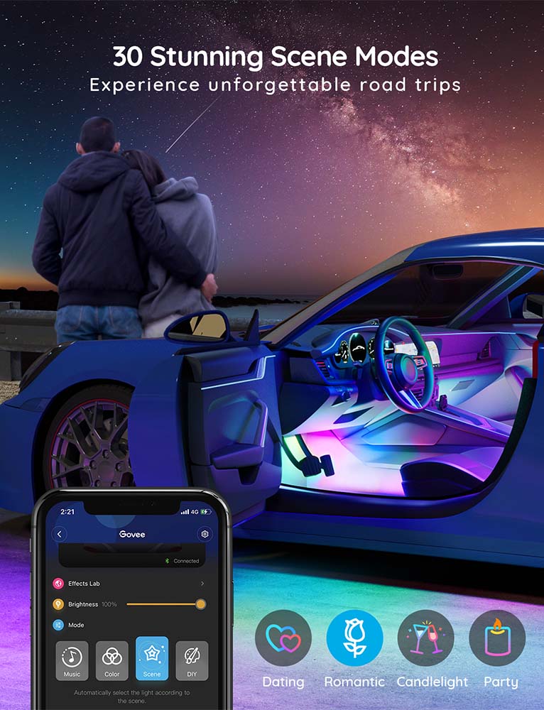 Govee RGBIC Car LED Strip Light - Image 6
