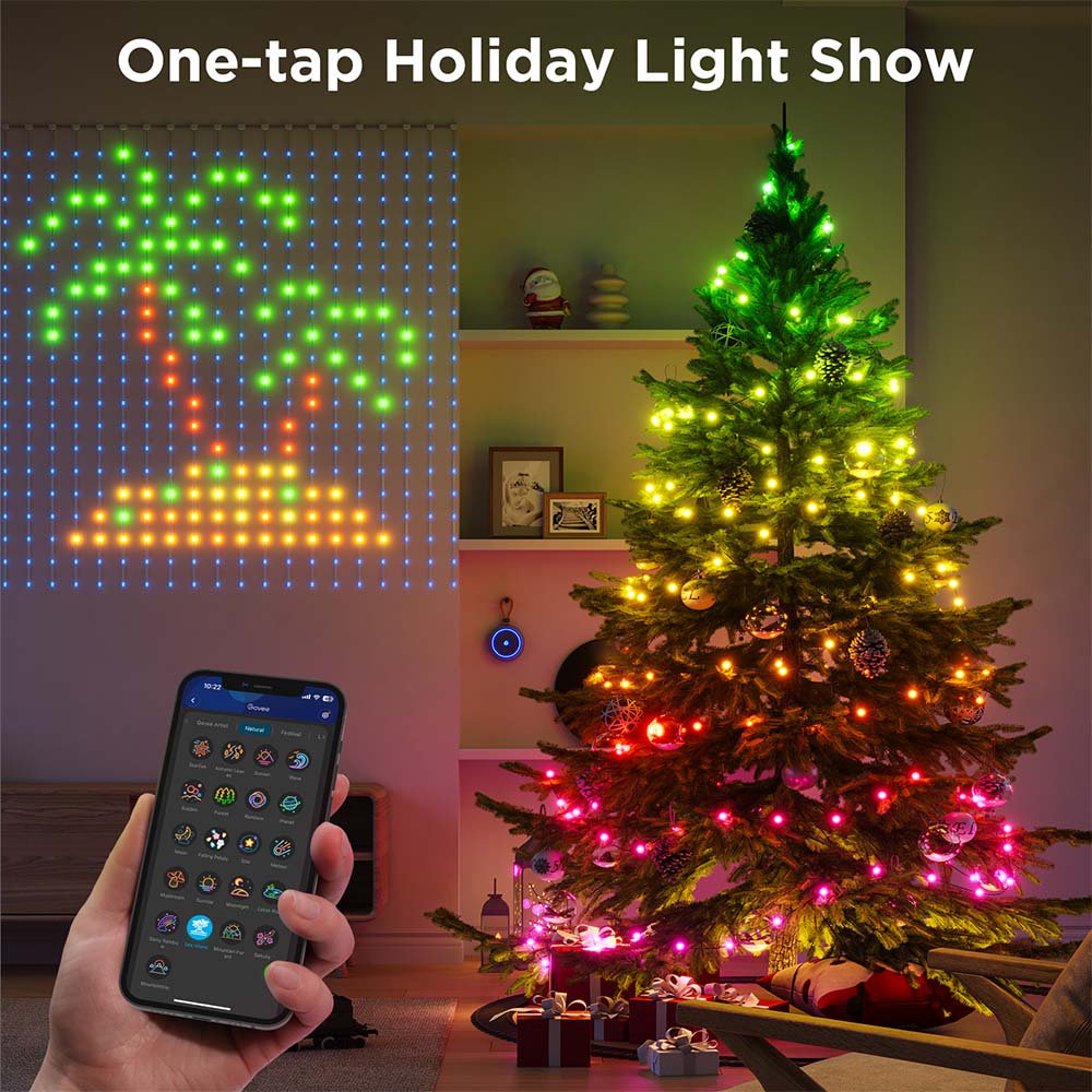 Светильник Govee Curtain Lights Netflix (1,5x1,5m) — изображение 10