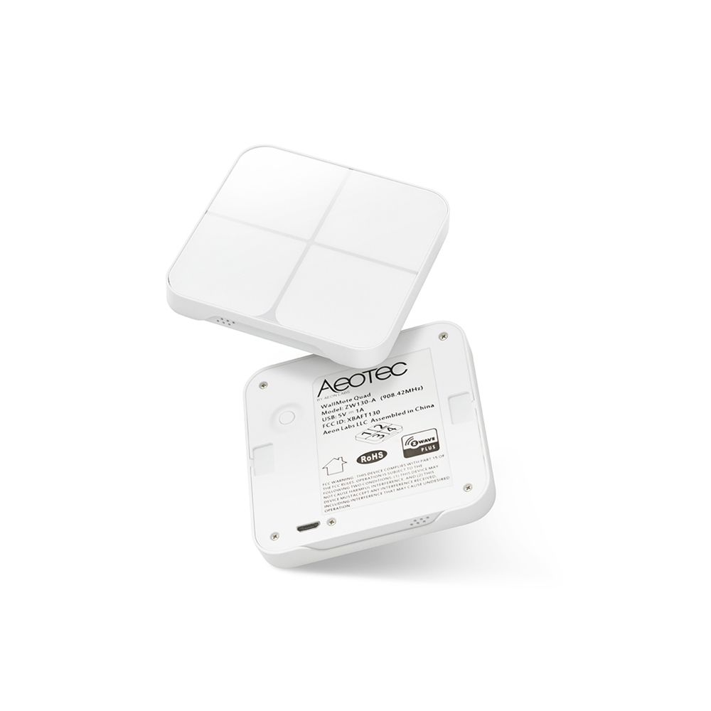 Беспроводной выключатель Aeotec WallMote Quad — изображение 3