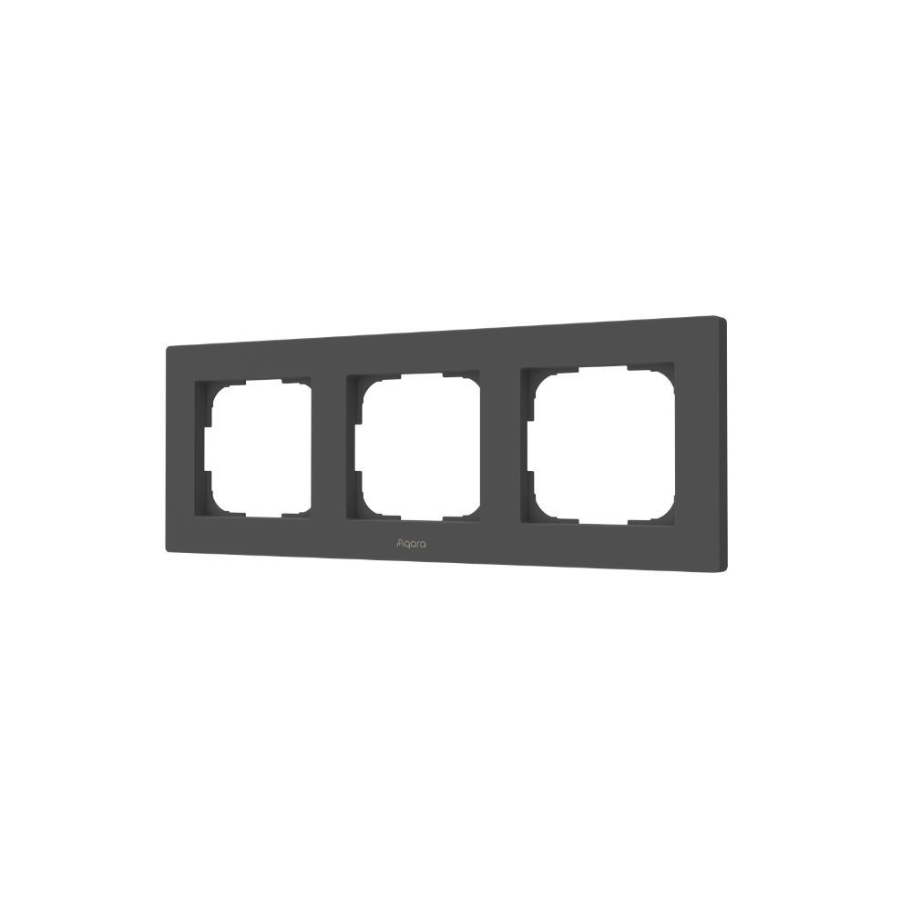 Aqara Switch Frame H2 EU 3-gang (Grey) - Image 2