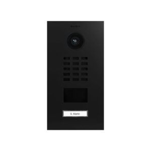 Домофон / дверной звонок Doorbird IP Video Door Station D2101V, Graphite black (Raven Polar), покрытый порошком, полуглянцевый (корпус для накладного/скрытого монтажа продаётся отдельно)