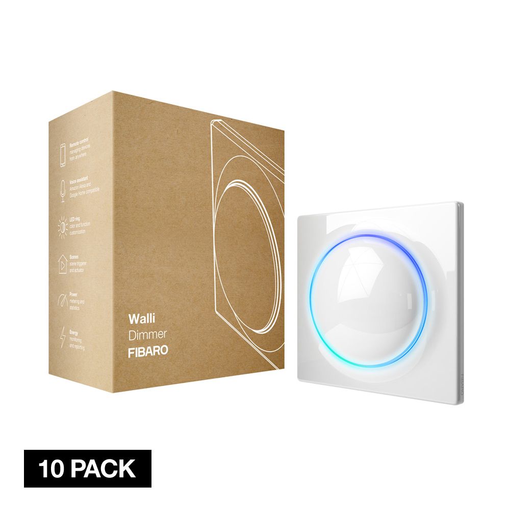FIBARO Walli Dimmer (10 pack) White