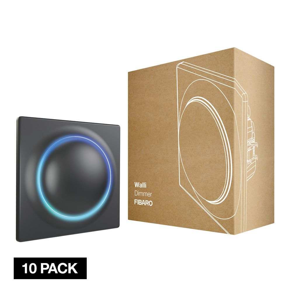 FIBARO Walli Dimmer (10 pack) Anthracite - Image 4