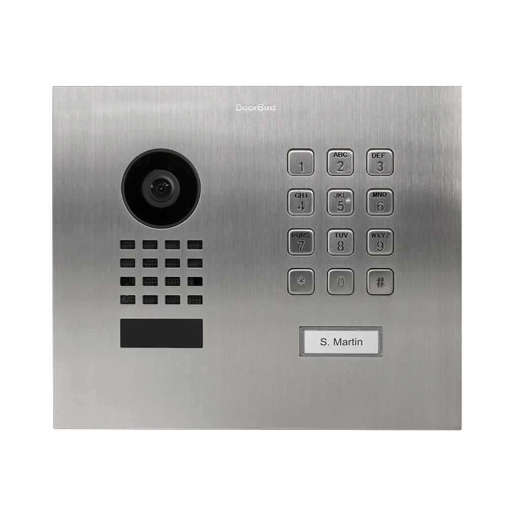 DoorBird IP Video Door Station D1101KH Modern Flush-mount