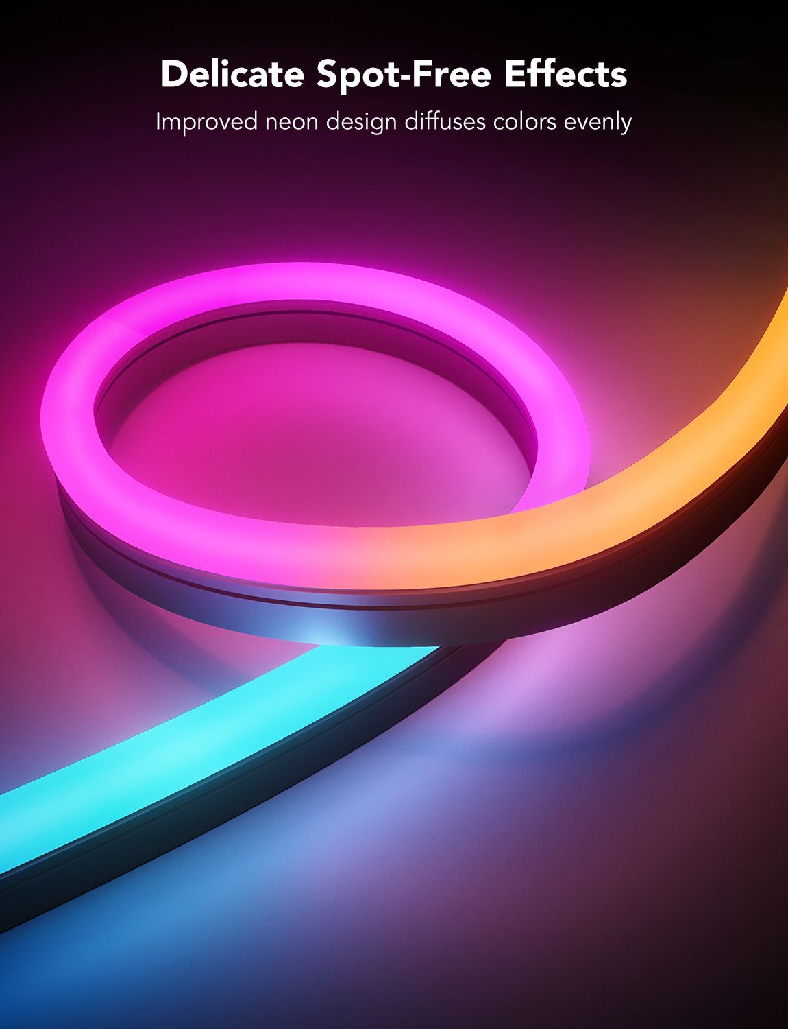 Govee RGBIC Outdoor Neon Rope Light (10m) - Image 2