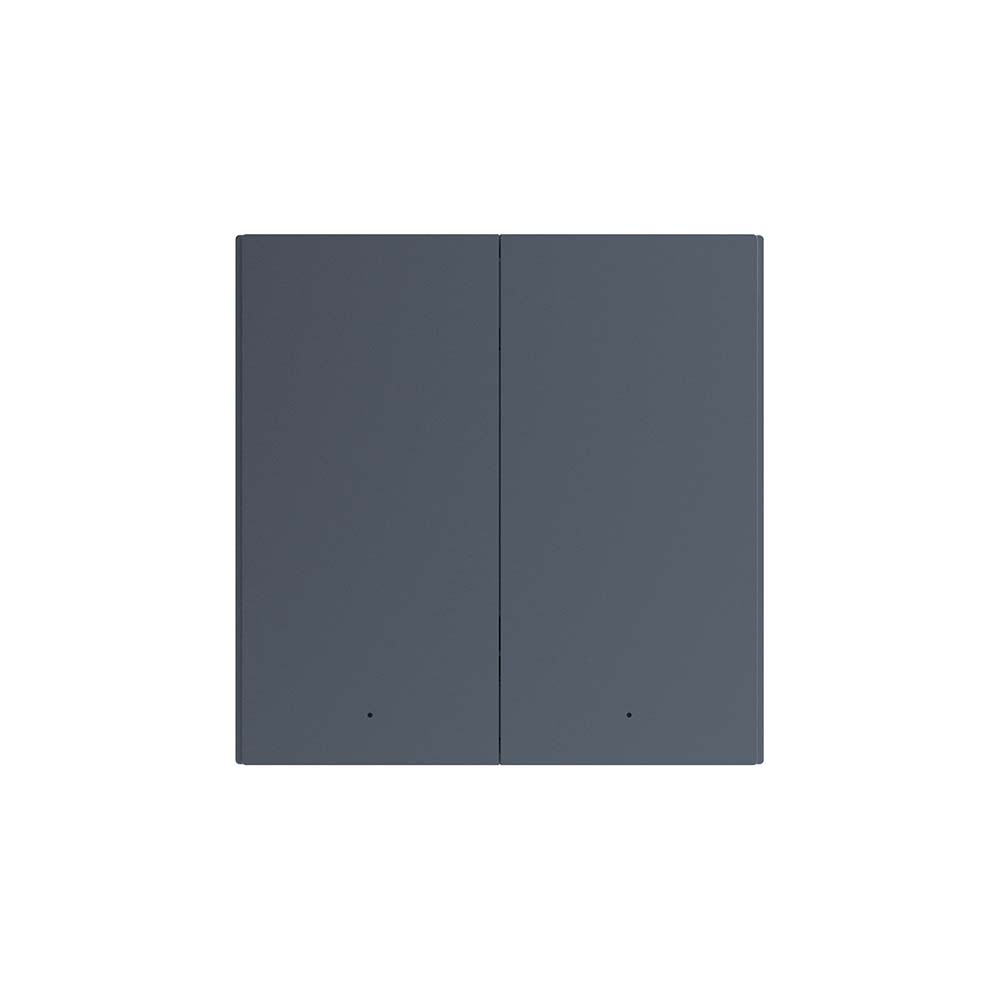 Реле Aqara Smart Wall Switch H1 (без нейтрали, две клавиши) серый — изображение 4