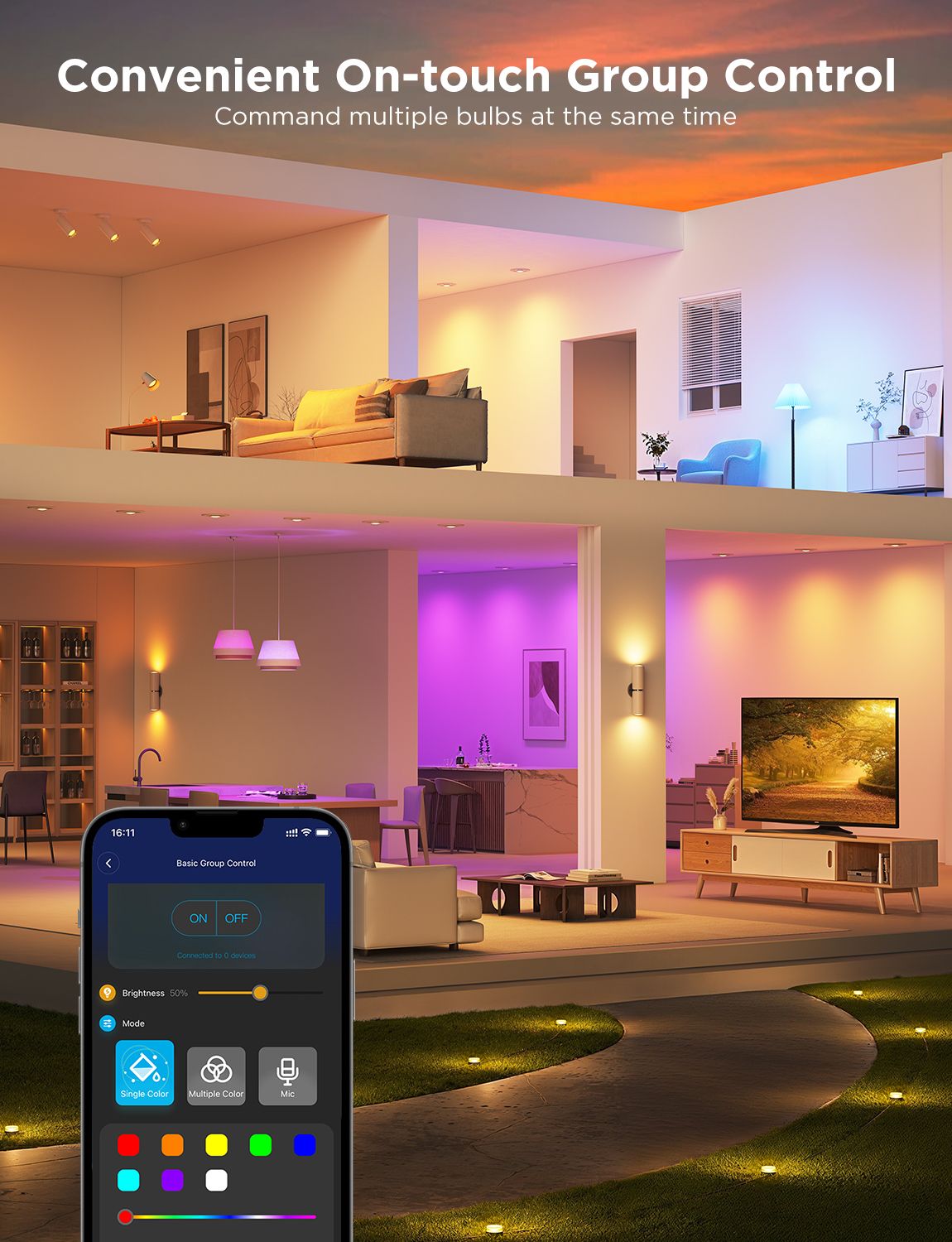 Govee RGBWW Smart LED Bulb GU10 (2-pack) - Image 6
