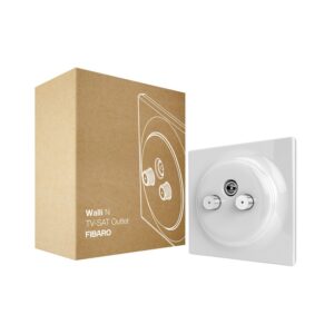 FIBARO Walli N TV-SAT Outlet белый