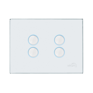 Vitrum EU IV Lighting White Glass Etched