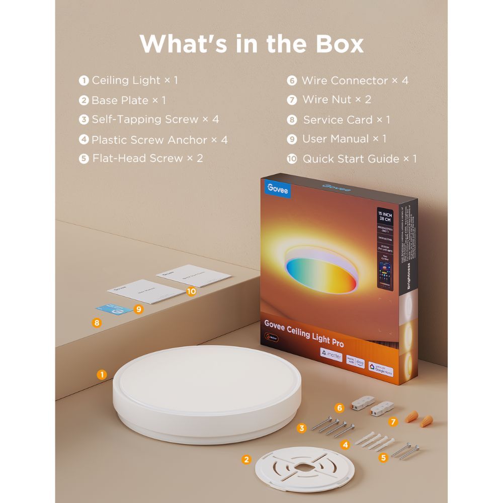 Govee Ceiling Light Pro (15 inch) - Image 5