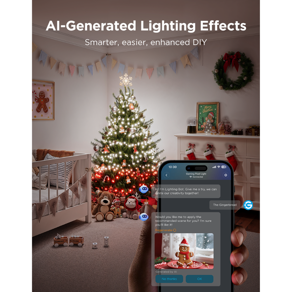 Умная лампа Govee Christmas Sparkle String Lights (30m) — изображение 3