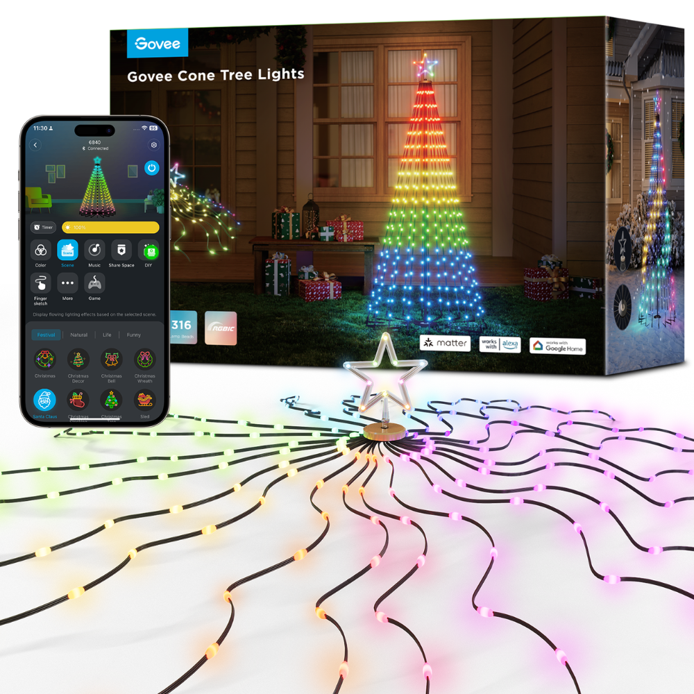 Govee Cone Tree Lights - Image 2