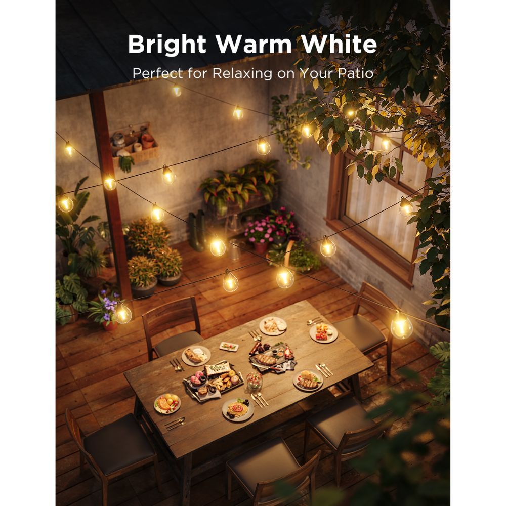 Govee Outdoor Clear Bulb String Lights - Image 6