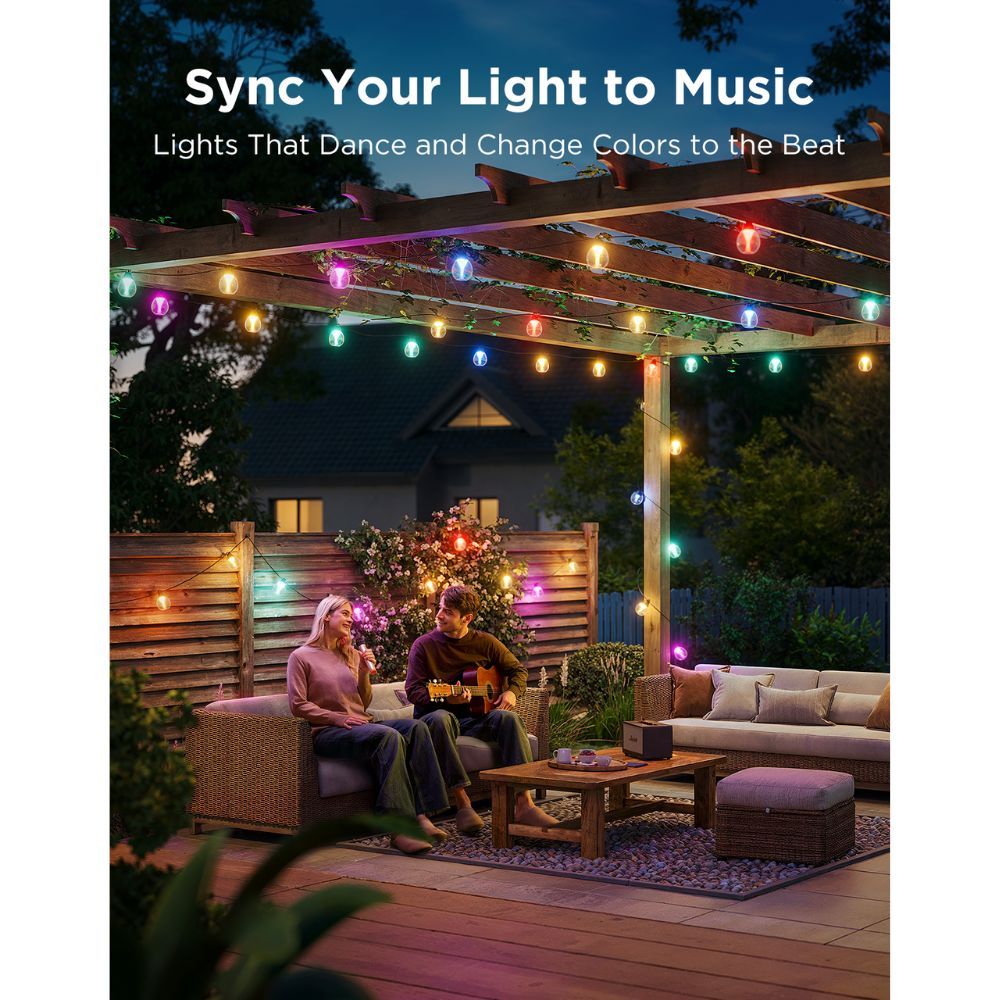 Govee Outdoor Clear Bulb String Lights - Image 7