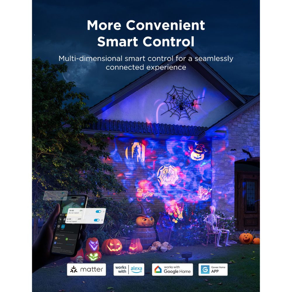 Светильник Govee Outdoor Decoration Projector Light — изображение 9