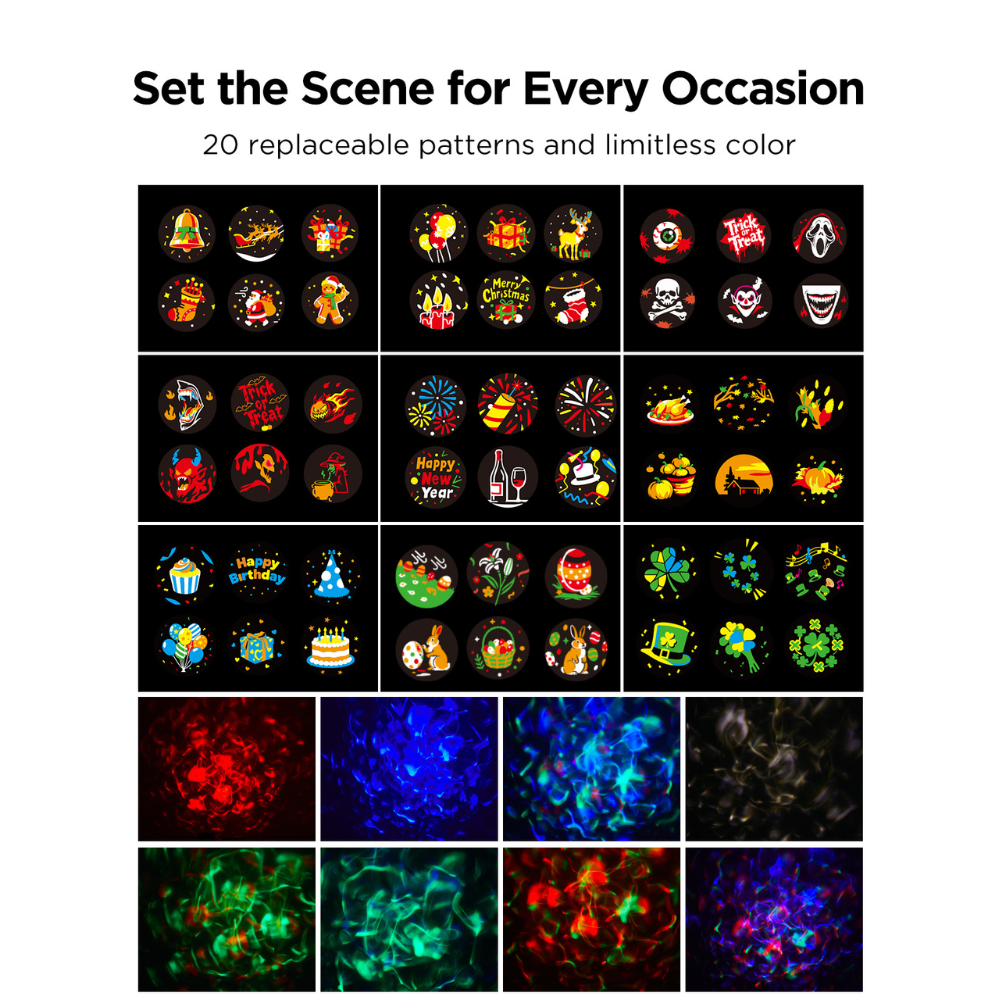 Светильник Govee Outdoor Decoration Projector Light — изображение 7