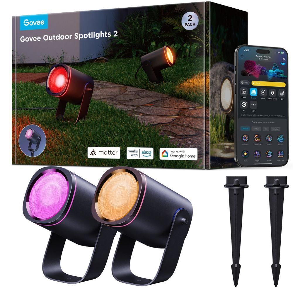 Govee Outdoor Spotlights 2 (2-pack)