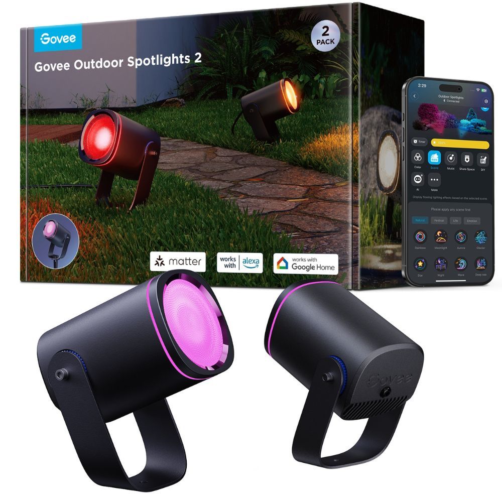 Govee Outdoor Spotlights 2 (2-pack) - Image 2